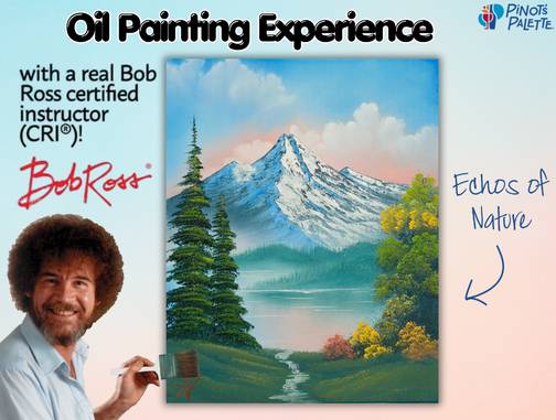 Bob Ross Oil Painting - with Certified Ross Instructor Anam Bokhari